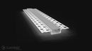 Aluminum Recessed Trimless Profile