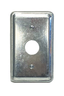4" 2-1/2" Steel handy utility cover with 1/2" KO - BX10206 (11C35)